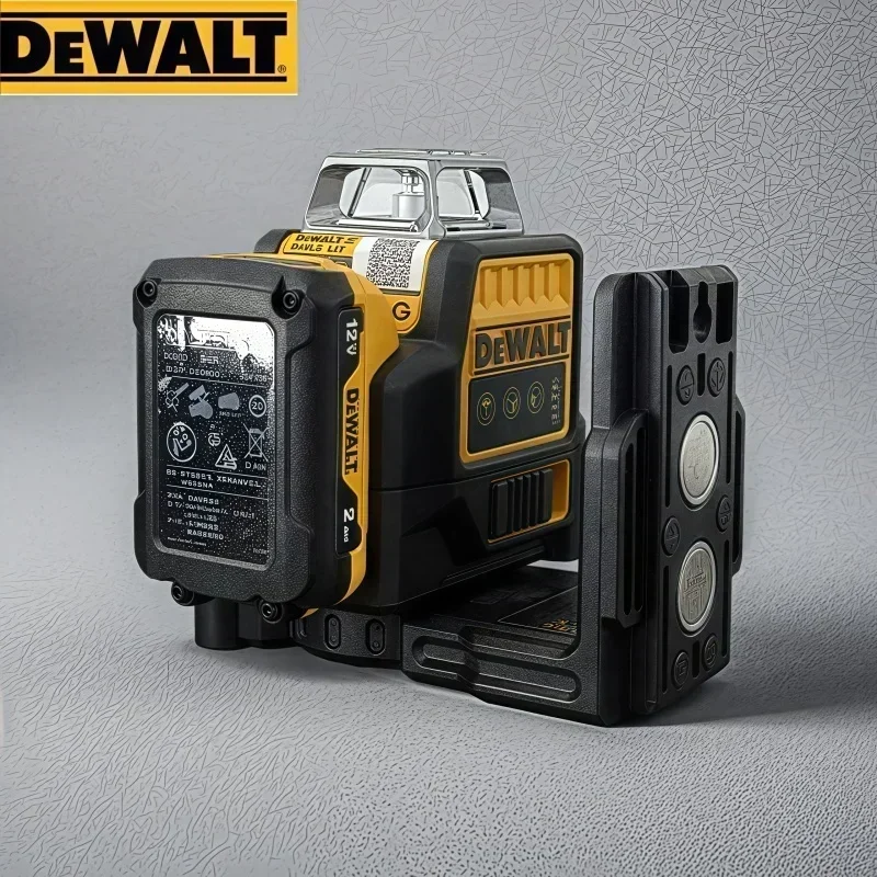Dewalt DW089LG Laser vert 360° à 3 côtés, 12 lignes, horizontal et vertical, pour extérieur, avec batterie 12V, Nouveau modèle 2025