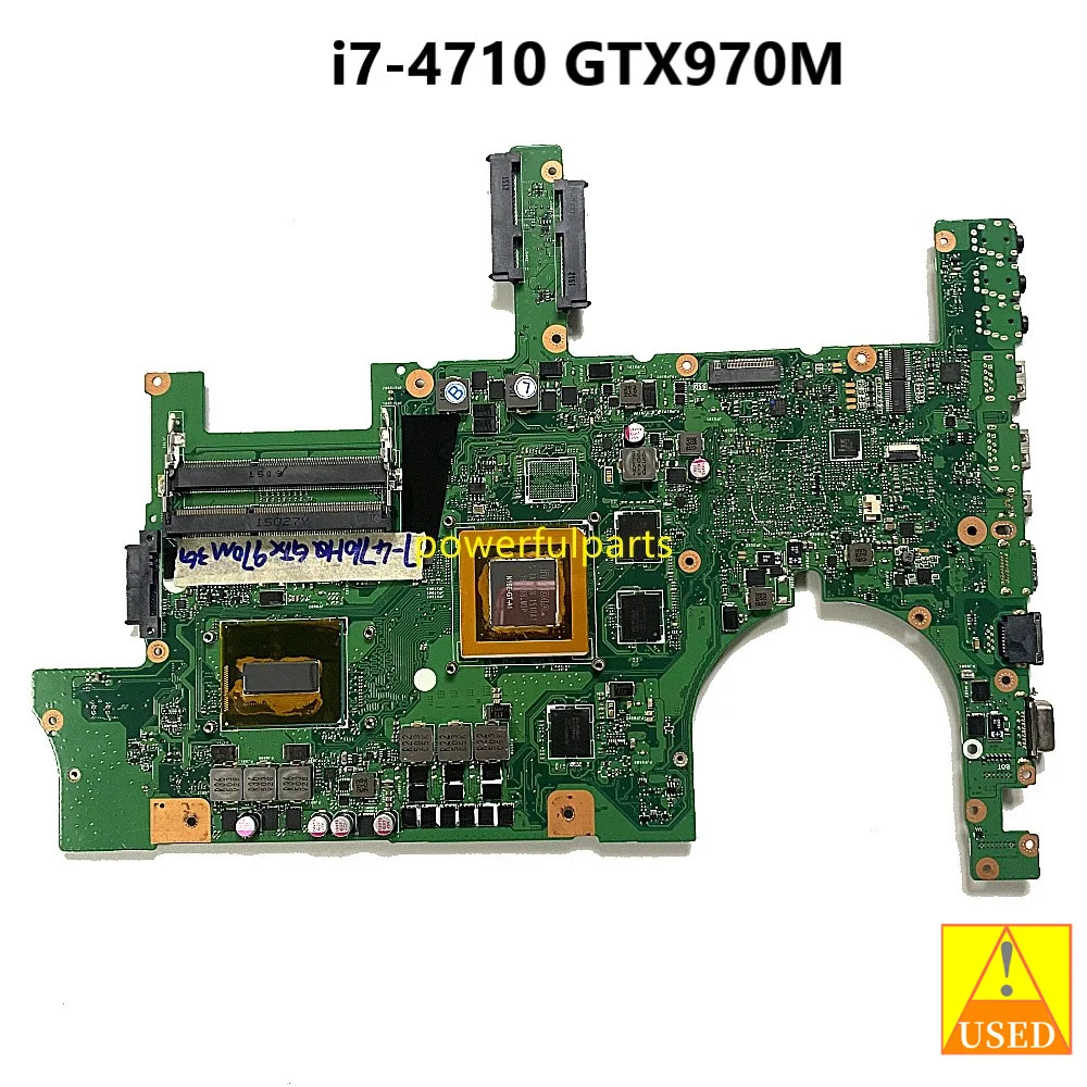 

100% работает для материнской платы asus G751JY G751JT Rev.2.5 i7-4710HQ Cpu + Gtx970m 3G Graphic на плате протестирован
