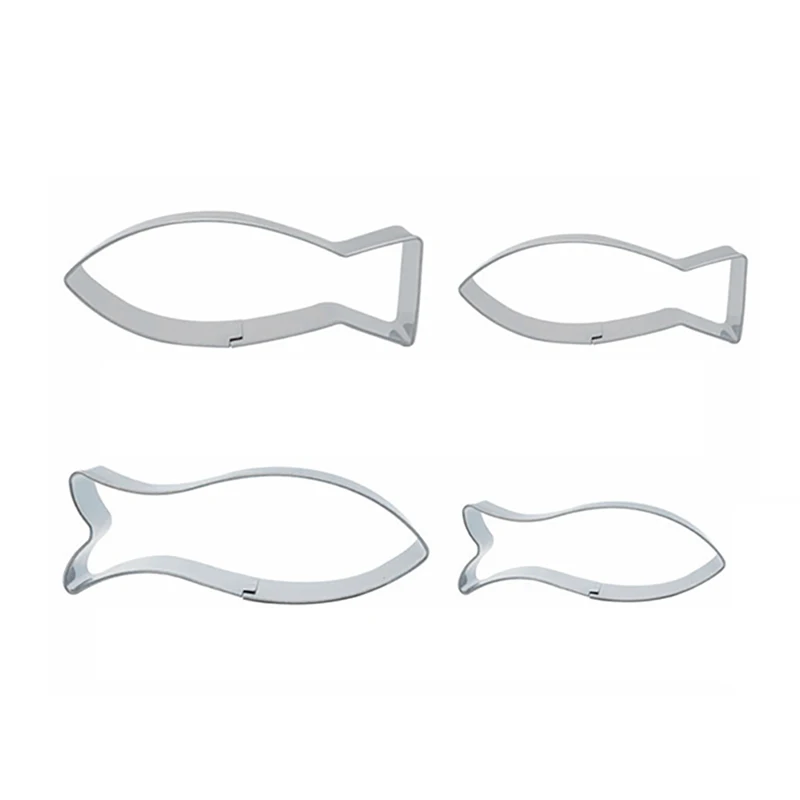 

Набор мини-форм для выпечки из нержавеющей стали, четыре штуки