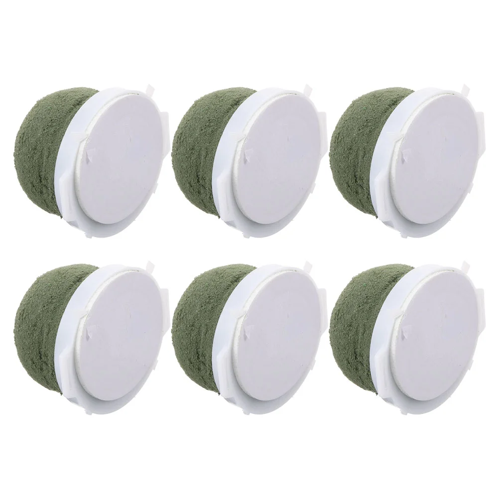 

6 Pcs Foam Balls Floral Decal Mud Base Bottle Flower Arrangement Stickers Wedding Adhesive Flowers Foams