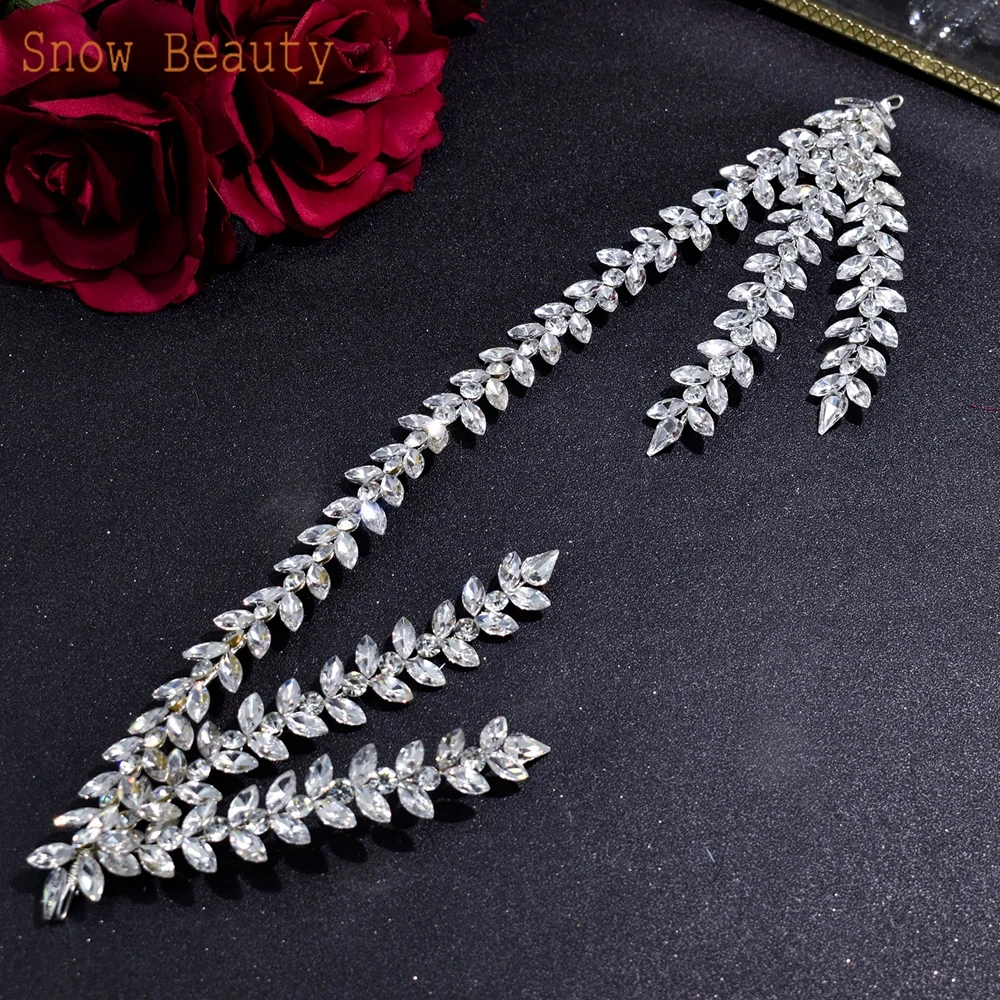 DZ034 Luxury Wedding Hair Accessories Party Jewelry Silver Bridal Crowns Elegant Prom Headwear Rhinestone Baroque Headpieces