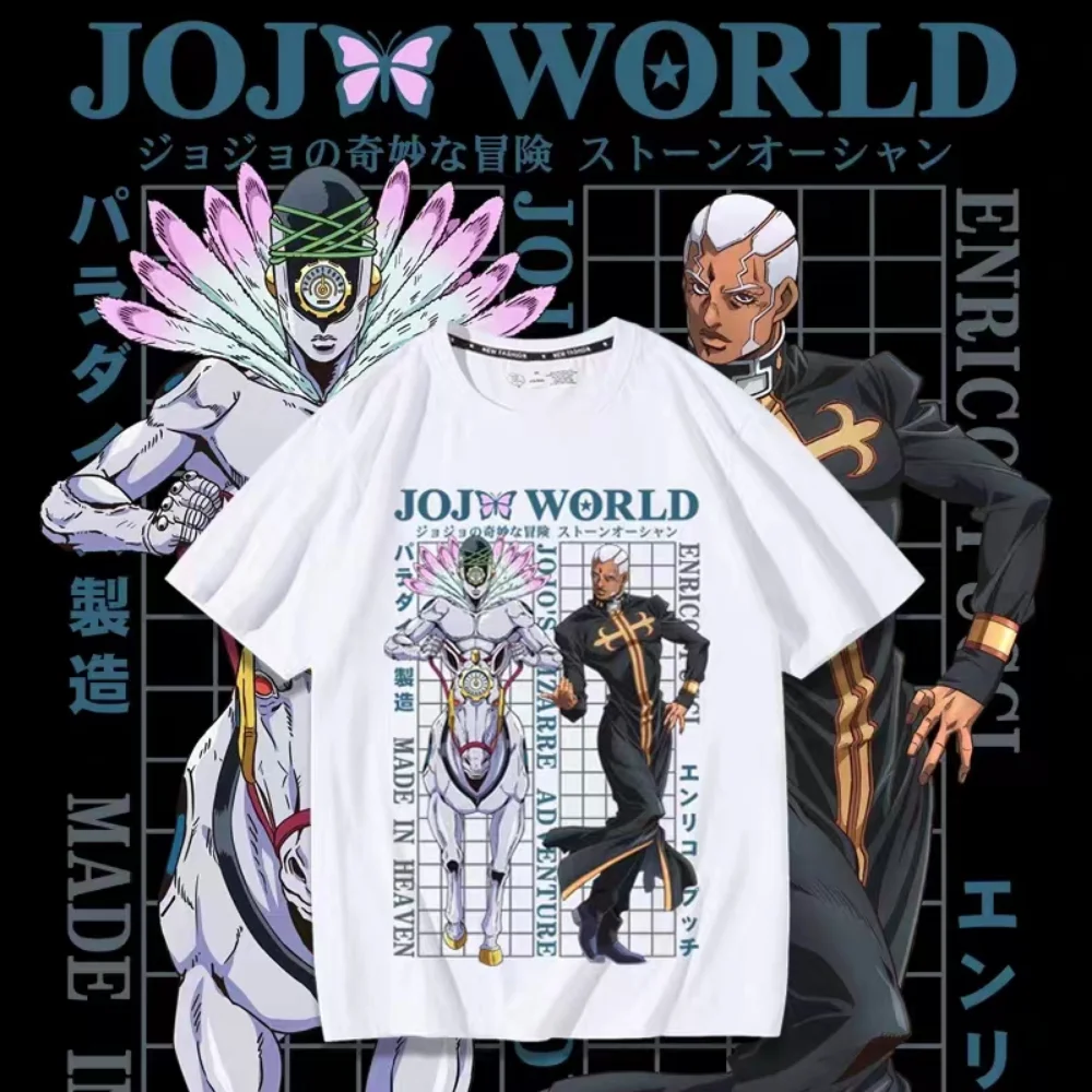 JoJo's Bizarre Adventure Jotaro E Star Platinum T-shirt - Foto 5