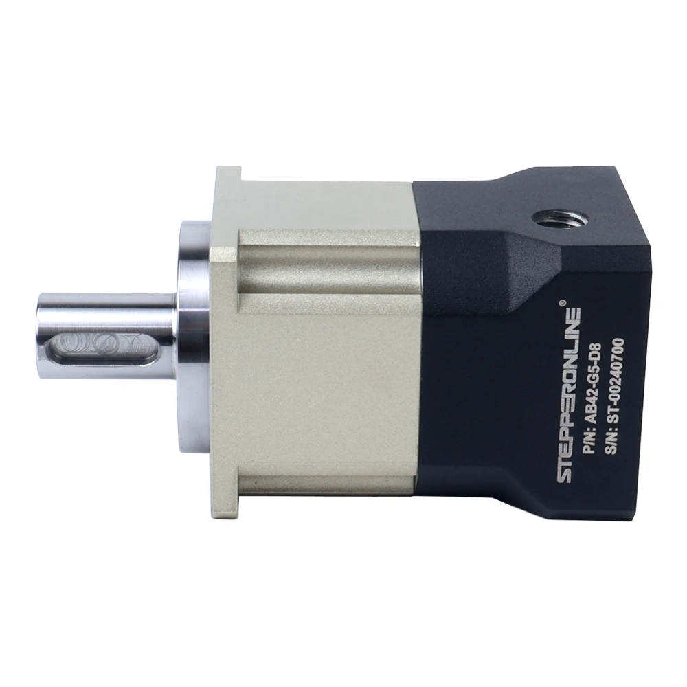 STEPPERONLINE Planetary Gearbox Helical Gear Reducer Reduction Gearbox Input Shaft 8mm IP65 Waterproof for 40mm Servo Motor