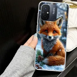 Fox Design Phone Case - Stylish Animal Cover for Redmi 6 (BG012 - 5)