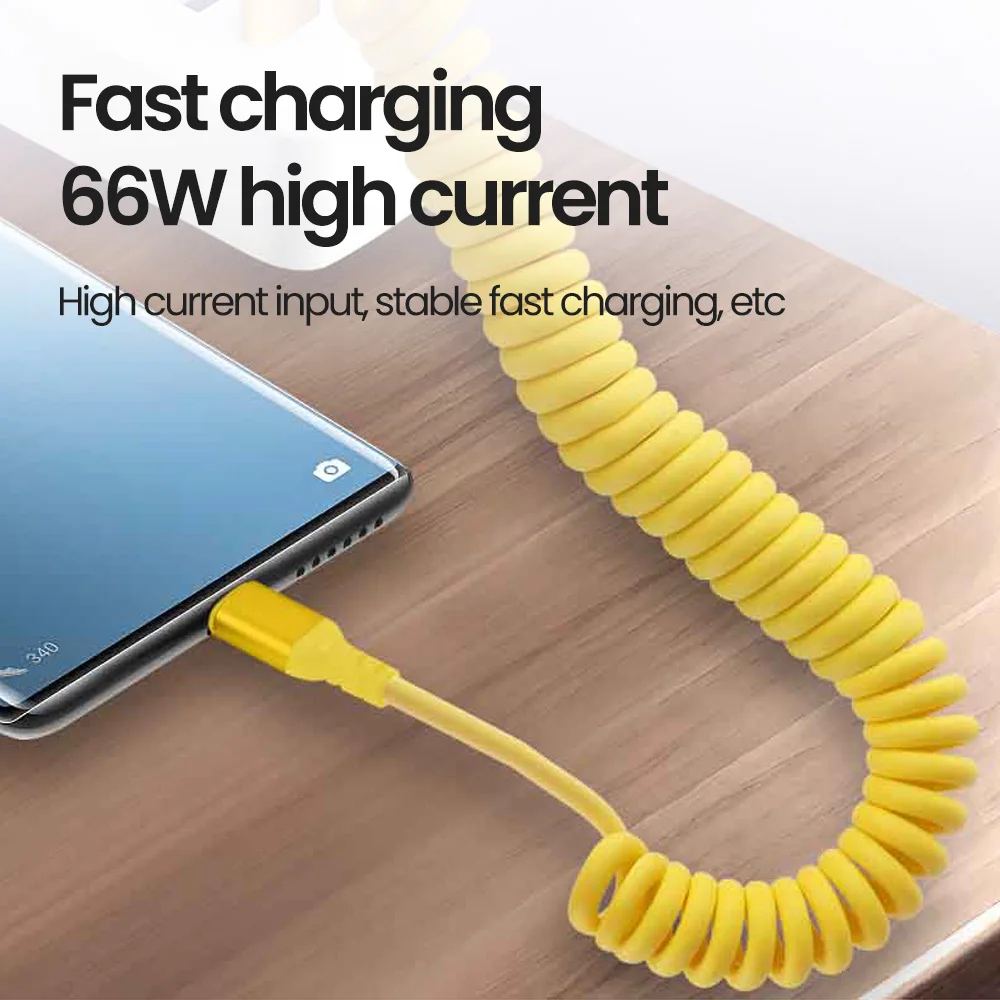 66w Car Spring Fast Charging USB Cable Multicolor USB A/USB C to Type C Cable USB C Data Cord For iPhone 15 16 pro Xiaomi Huawei BEST SELLERS 66w Car Spring Fast Charging USB Cable Multicolor USB A/USB C to Type C Cable USB C Data Cord For iPhone 15 16 pro Xiaomi Huawei BEST SELLERS