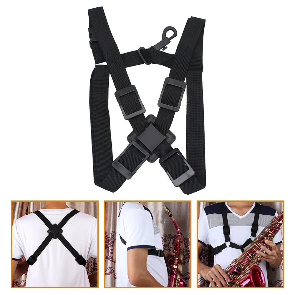Adult Child Saxophone Harness Strap Adjustable Saxophone Strap Shoulder Sax Harness Soprano Accessories
