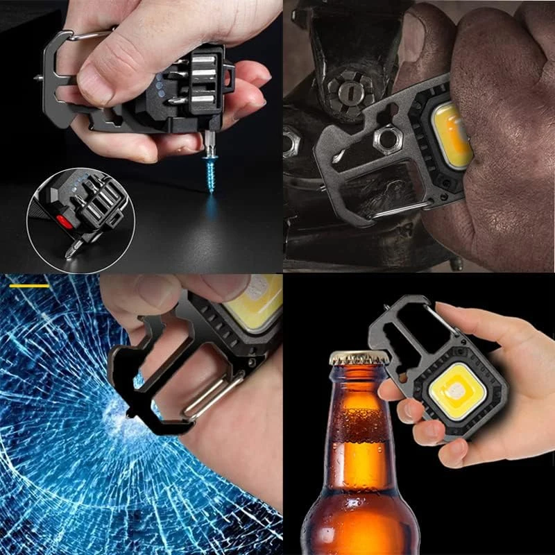 Mini Flashlight Keychain Light 1000 Lumens Bright Rechargeable Small LED Keychain Flashlight 7 Modes Portable Pocket Light led flashlight keychain light