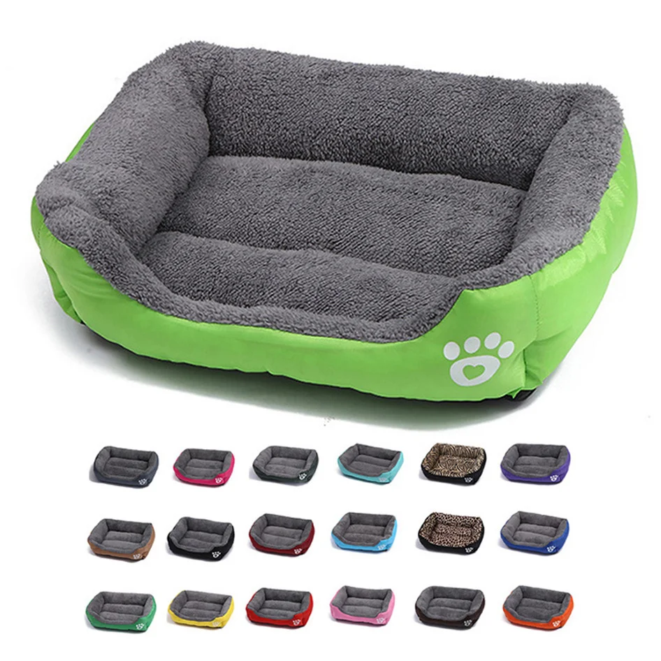 S3xl 19colors Large Pet Cat Dog Bed Warm Cozy Dog House Soft Fleece
