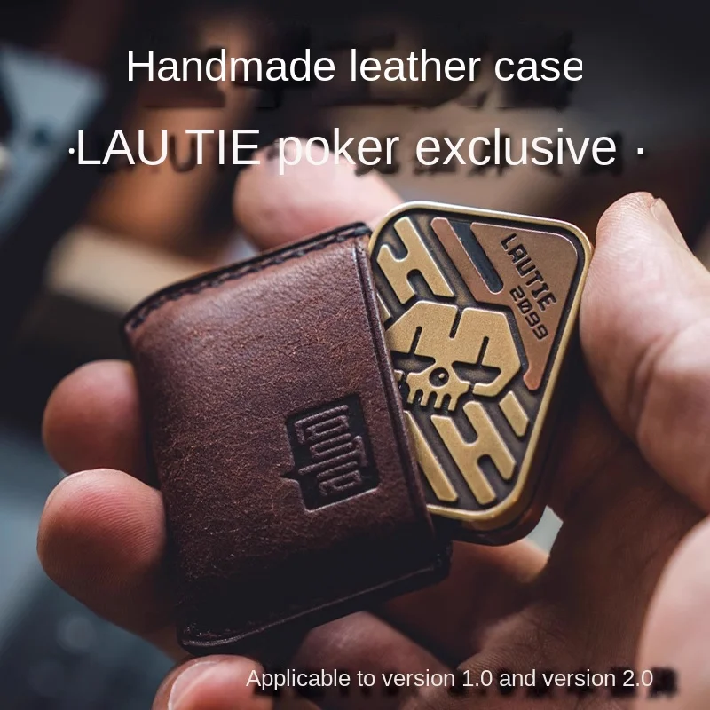 

Кожаная кобура LAUTIE EDC для Shuffle V1 V2, сумка для хранения покера, игрушка для снятия стресса, ручная работа, портативная