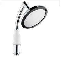Bathroom 6 Inch High Pressure 360 Degrees Rotation Large Round Big Rainfall Sprayer Bathroom Hand Held Shower Head Accessories 2