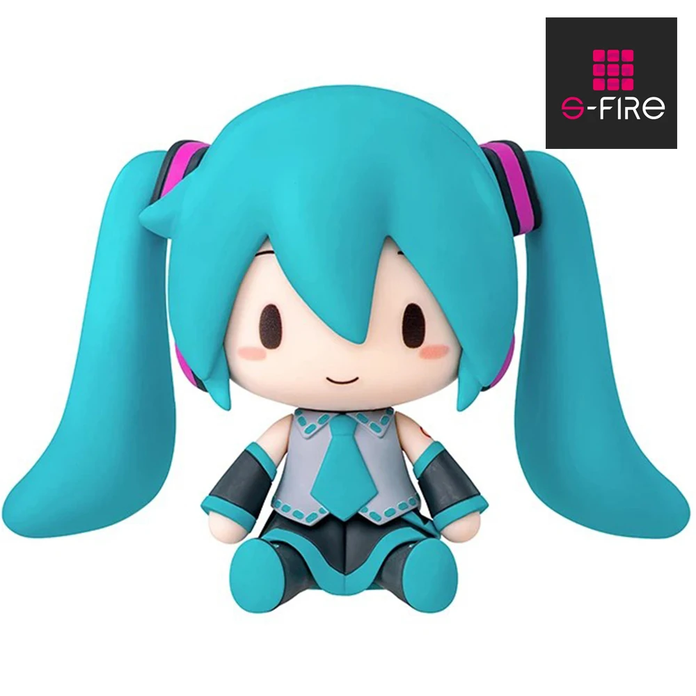 子供のためのミクアニメフィギュア初音ミクファイヤーフワシワミニチュアおもちゃデスクトップ装飾品ファンへのギフト