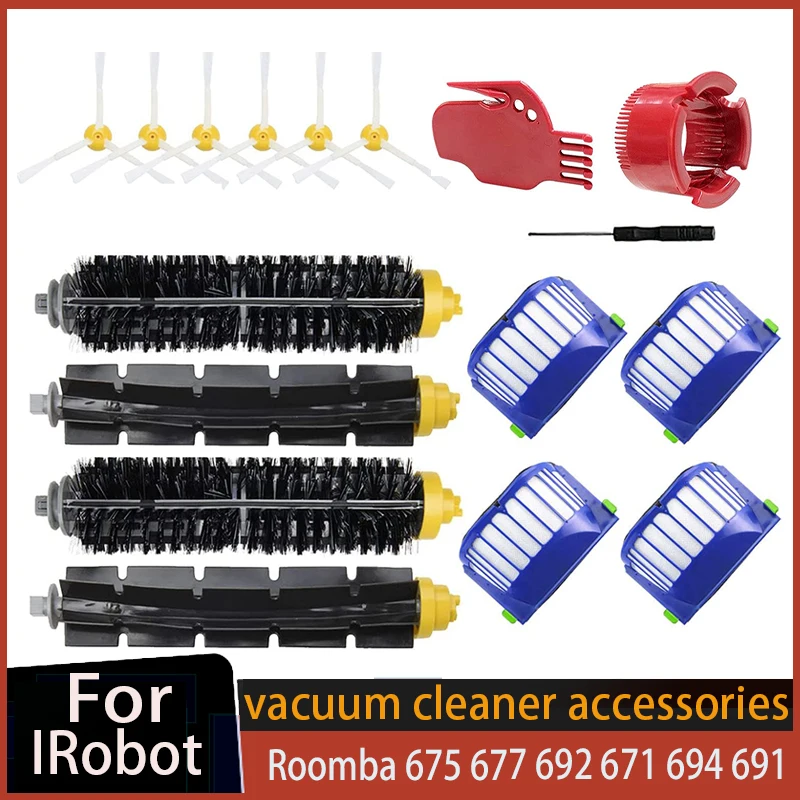 Universal Vacuum Cleaner Accessories Kit - Compatible with Popular Robot Vacuums