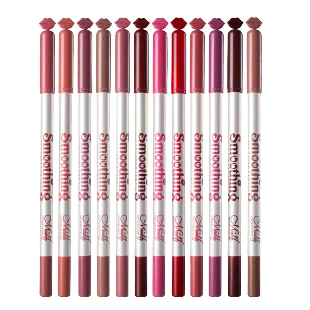 12 Colors Lip Liner Lip Liner Lipstick, Waterproof & Long-lasting 12 Colors Lip Liner Lip Liner Lipstick, Waterproof & Long-lasting