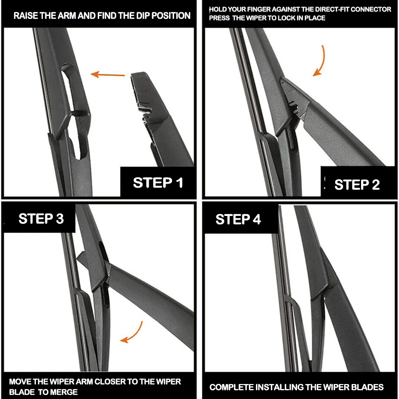​Rear Windshield Wiper Arm Blade A1648200744 for Mercedes Benz W166 W164 ML320 ML350 ML500 GLE63 GLE350 6