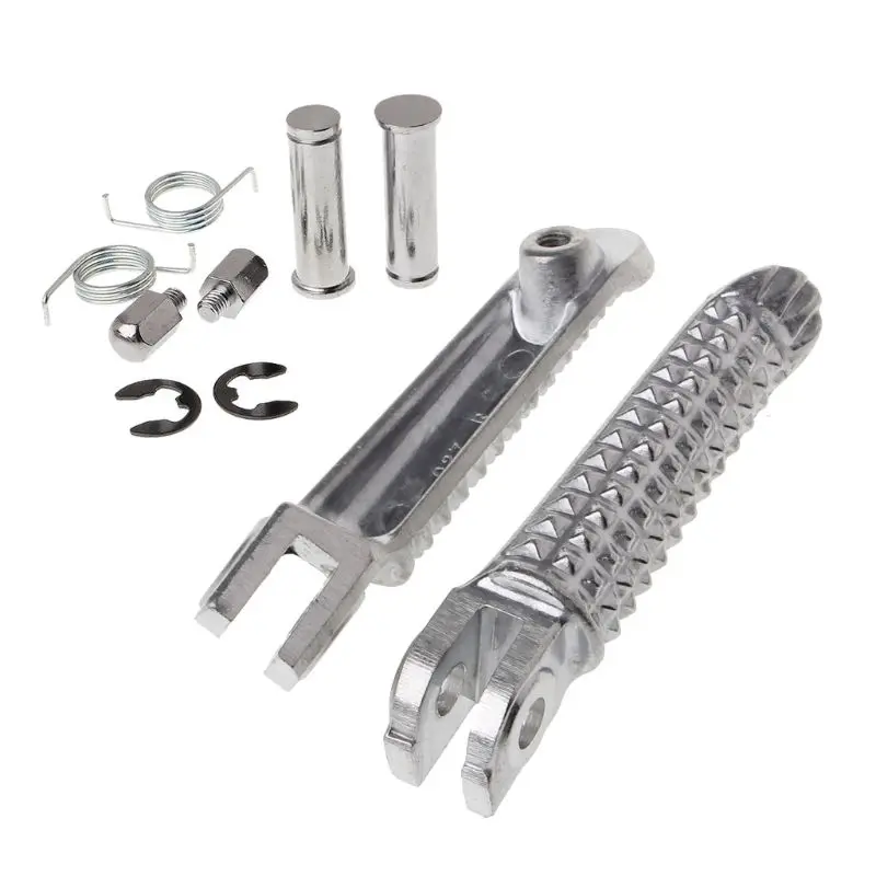 Motorcycle Front Footrest Foot Pegs Foot Rest Pedals For Yamaha YZF R1 2002-2012 YZF R6 2003-2011 2004 2005 2006 2007 2008 2009 motorcycle accessories motorcycle footrests motorcycle foot pedals