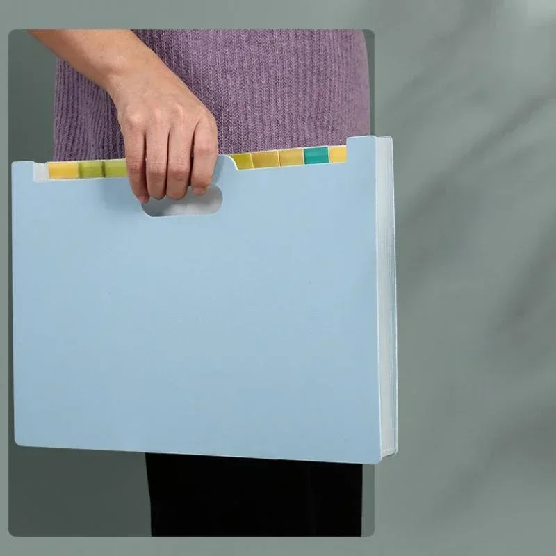 Vertical Organ Pack Examination Paper Storage Sorting Multilayer File Folders With Classification Expansion Bag A4 Paper Holder