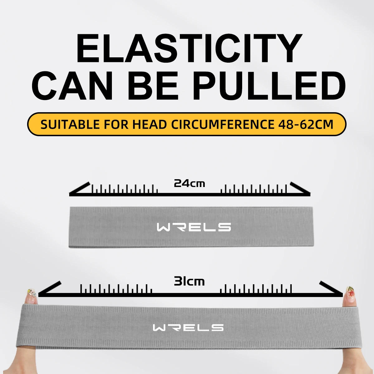 Sports Headband Anti-Slip Yoga Hair Band Quick Dry Running Sweatband Sweat Absorbing Breathable Elastic Fitness Headband