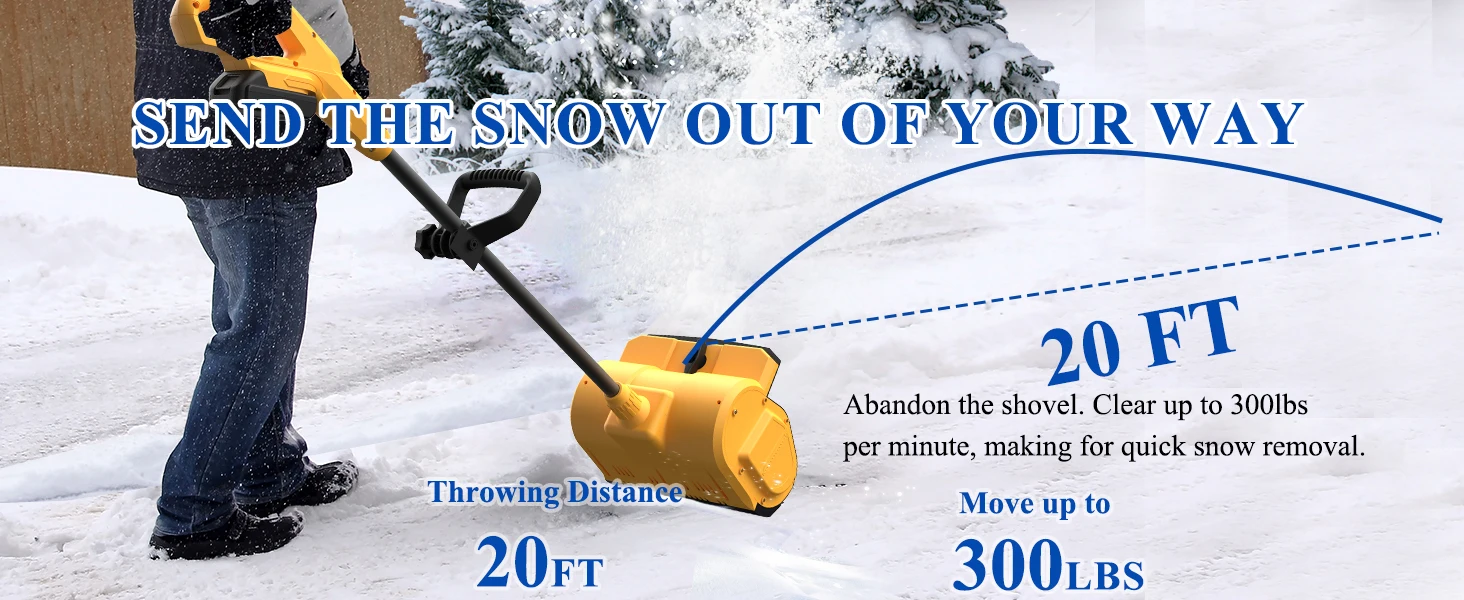 Power tools Electric Snow removal machine Snow blower sweeper outside Snow plow