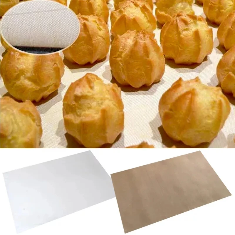 Non Stick Pastry Tools Tray Cloth Anti-Stick Cake Mat Baking Pizza Tarpaulin High Temperature Resistant Oven Baking Mat Reusable