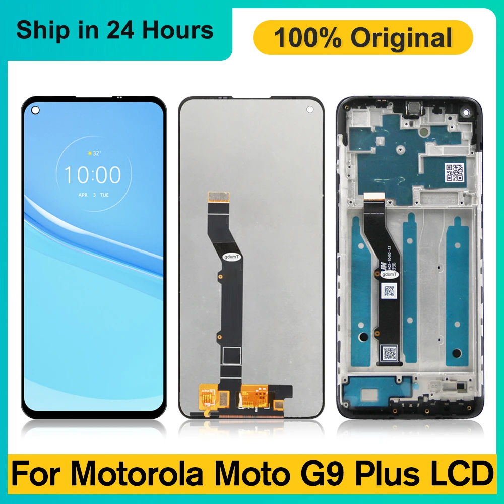 

Original New 6.81" For Motorola Moto G9 Plus LCD Display Touch Pannel Digiziter Assembly For G9 Plus XT2087-1 Screen Replacement