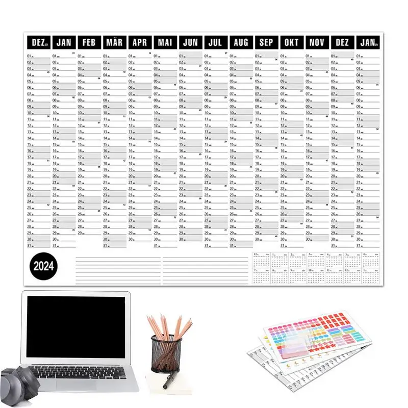 

Yearly Wall Calendar 2024 365 To Do Wall Calendar Large Year-Round Planner Poster 365 To Do Calendar 2024 Calendars With