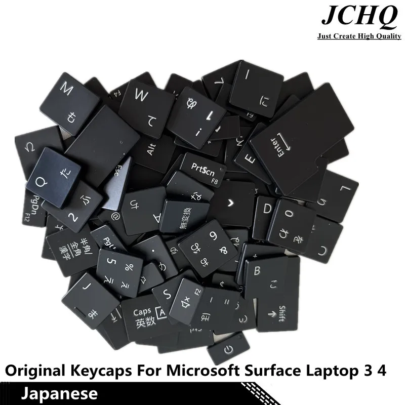 Jchq-teclado para Notebook Microsoft Surface Keycaps Originais Substituição Preto es Espanhol 1868 1872 1873