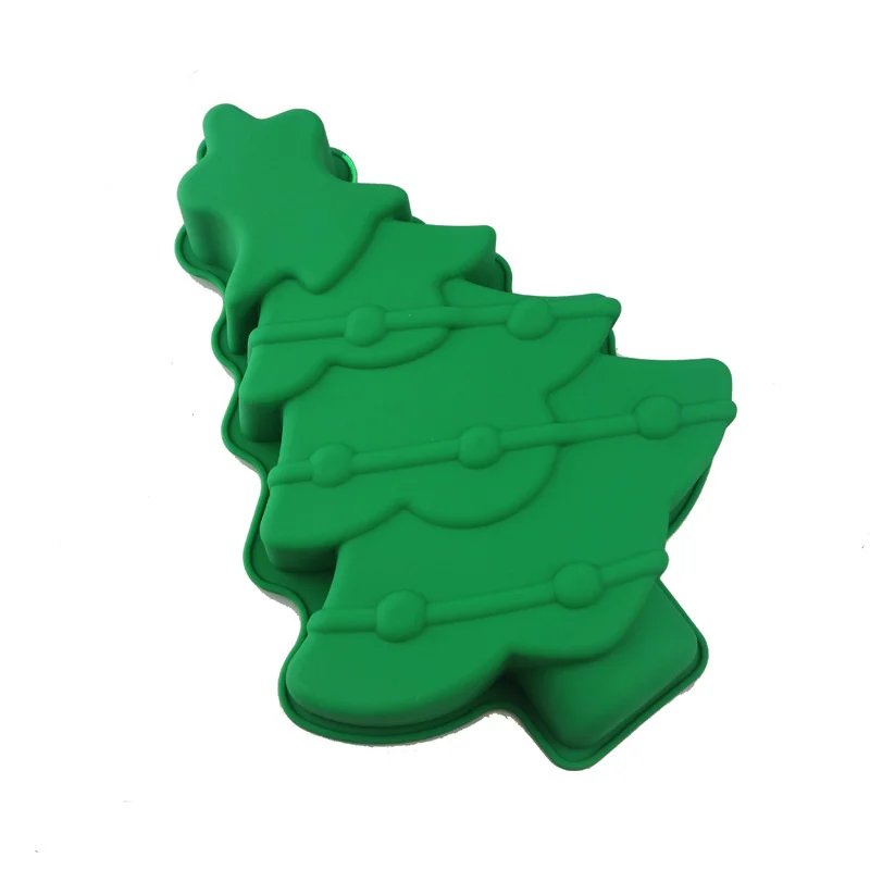 Description Picture 6 of itemChristmas Tree design Silicone Cake Mold Baking Pan Chocolate Candy Molds Cookies Pastry Biscuits Mould DIY Cake Baking Mold
