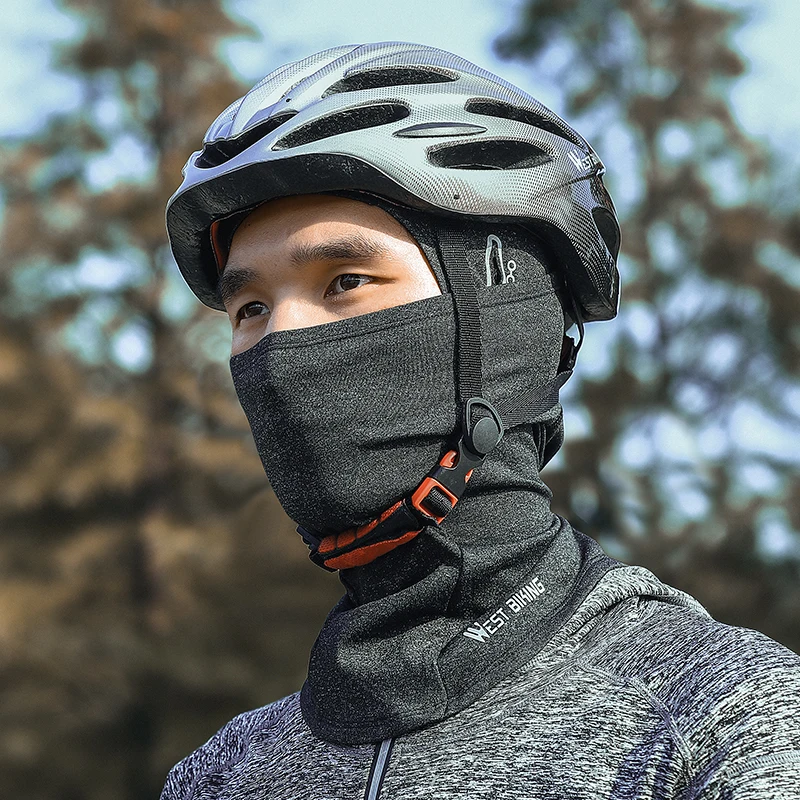 WEST BIKING Winter Balaclava Cycling Full Face Mask Warm Outdoor Sports Motorcycle Ski Fishing Hunting Mask Fleece Scarf Cap