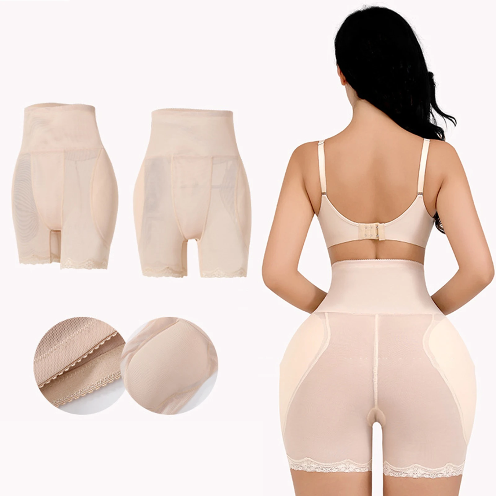 

Enhancer Shapewear Boxer Body Shaping Underwear Women High Waist Safety Postnatal Seamless Control Panties Hip Lifter Tummy d88