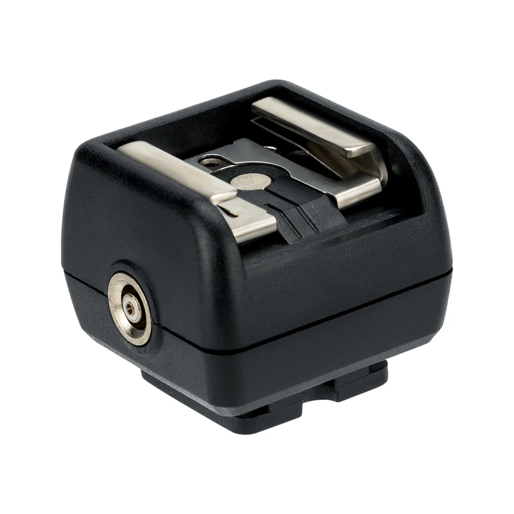Adaptador de Shoe com Porta de Conexão Extra pc para Câmera para Conexão de Flash Fora da Câmera Strode Luz de Estúdio - Image 3