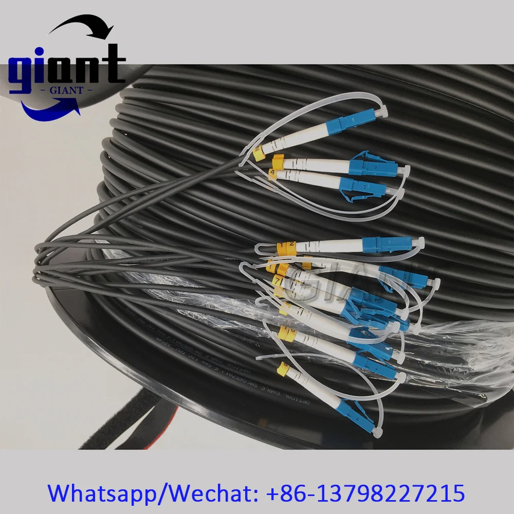 SM G657A1 12C 아머드 케이블 200M LC/SC/FC/ST UPC TPU..