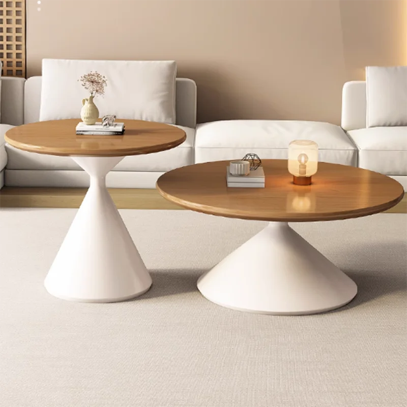 

Sofa Side Minimalist Coffee Table Round Hotel Cafe Center End Tables Tea Bed Room Decor Juegos De Comedor Living Room Furniture