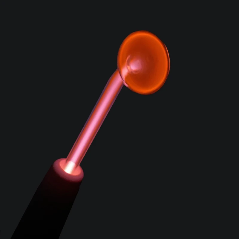 High Frequency Facial Machine Electrode Wand Mushroon Electrotherapy Glass Tube Acne Spot Wrinkles Remover Beauty Tool 3