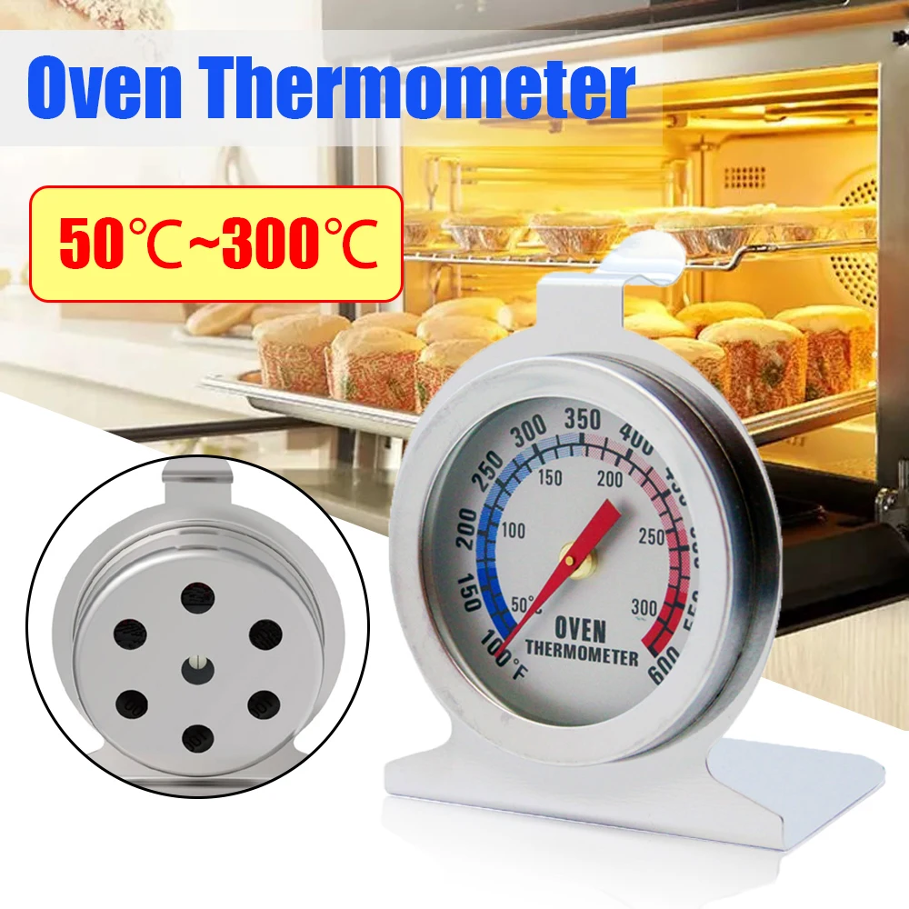 

300C Stainless Steel Oven Thermometer Mini Dial Stand Up Temperature Gauge Bread Food Meat BBQ Thermometer Cooking Kitchen Tool