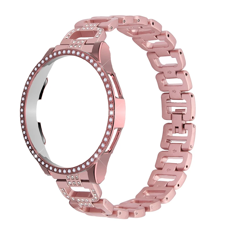 Diamond watchband Case protector For Samsung Galaxy Watch 4 Classic