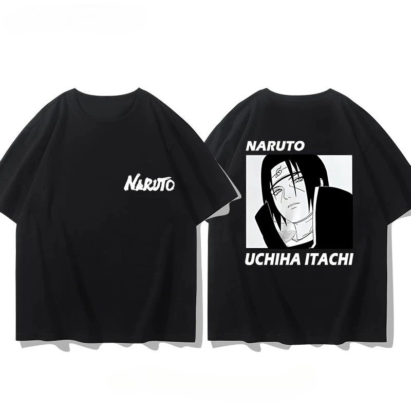 Premium Naruto Uzumaki Graphic Print Men's T-Shirt - 100% Cotton Luxury Designer Summer Tee