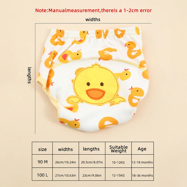Baby Bare Cotton Cloth Diaper Unisex Reusable Infants Child Training Panties Washable Underwear Nappies - Image 6