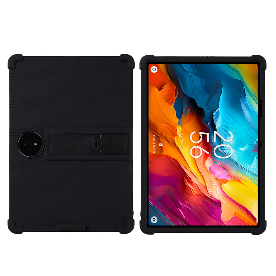 Multi-Color Silicone Shockproof Case with Hidden Stand and Full Protection