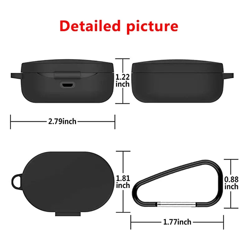 New For Redmi Airdots Protective Cover With Hook For Xiaomi Mi