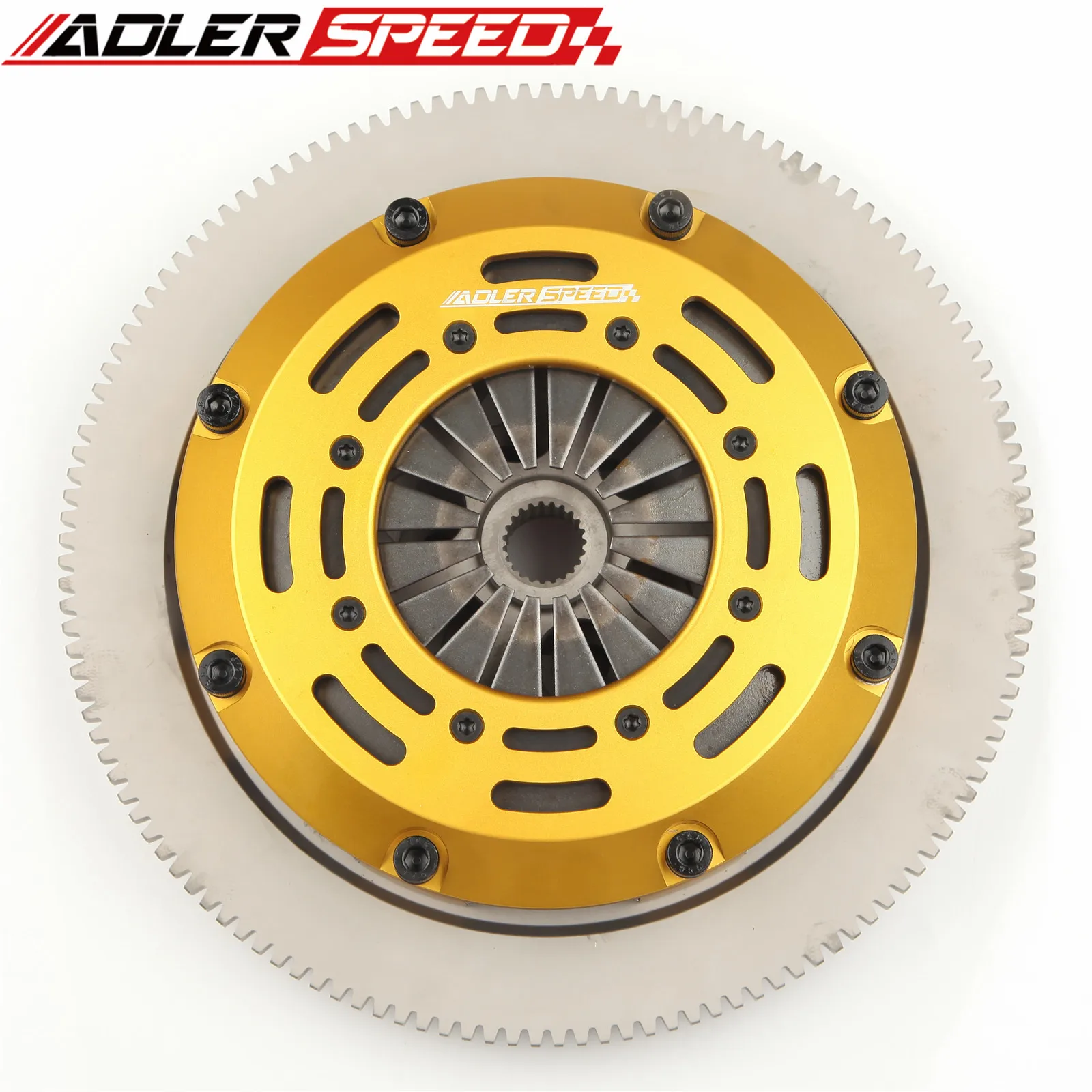 ADLERSPEED 트윈 디스크 클러치 (아우디 TT 콰트로, 폭스바겐 골프, 제타, 비틀 1.8L 6단 2000-2006년식)