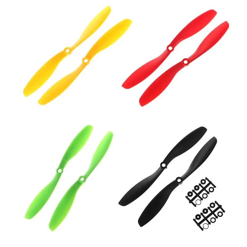 77HD 2pcs Plastic 8045 Prop CW CCW Propellers for RC Quadcopter Multirotor Plane 4