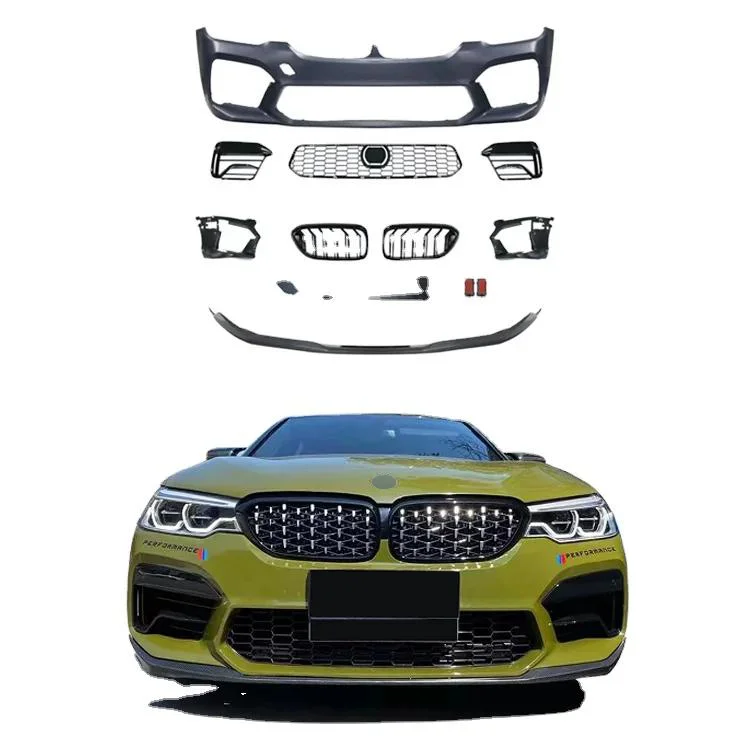 

Best Sales Auto Parts Front Bumper for BMW 5 Series G30 G38 Modified to 2021 M5 Body Kits G30/38 M5 Front Bumper with Grille