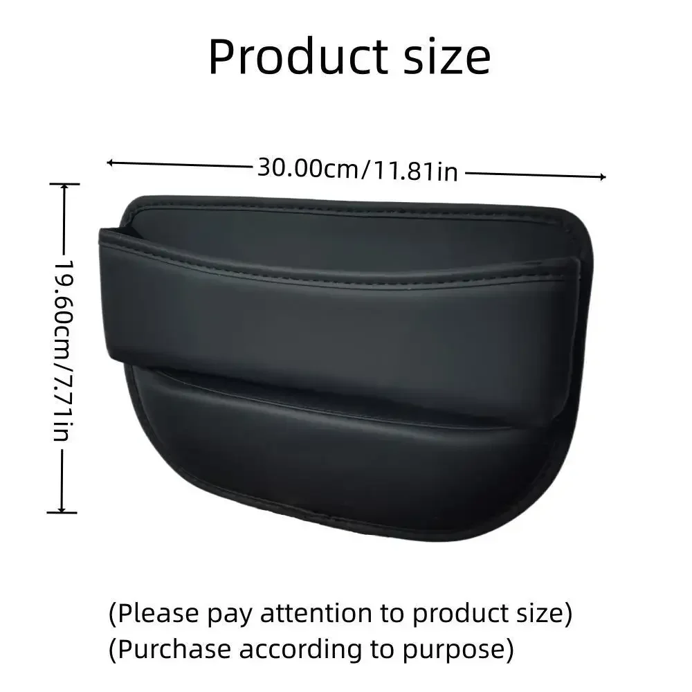 Universal Car Seat Gap Organizer PU Storage Box