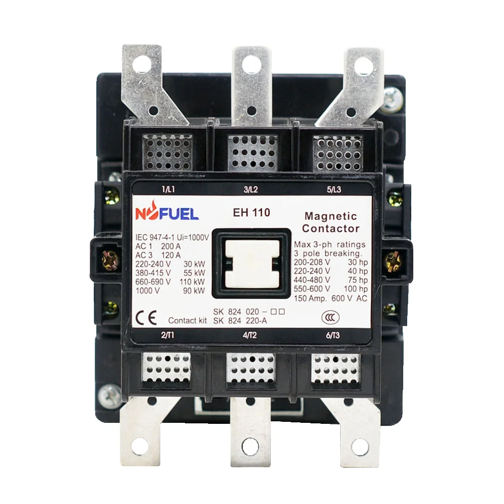 EH110-30 NOFUEL electrical contactor EH types EH-110-30-11 ASES EH Power Contactors AA=24V AK=240V AS=480V