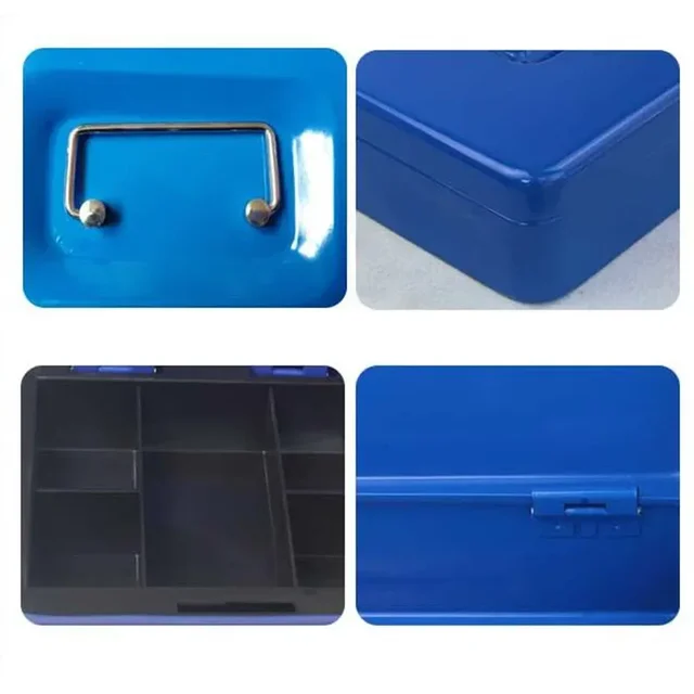 Protable Key Safe Box Key Locker Safe Home Shop Steel Safe Money Box Security Cash box Storage Hidden Coin Money Jewellery 5