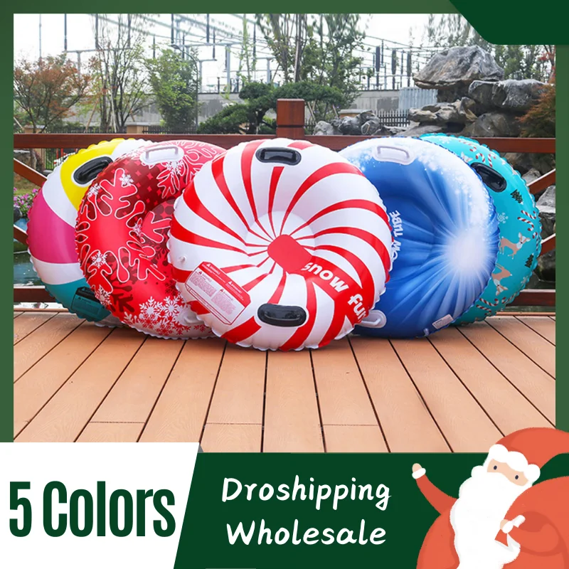 BESPORTBLE Inflatable Ski Ring Inflatable Water Slide Sledding Snow Tool Winter Snow Tube Adult Toy for Winter Thickened Snow Tube Snow Tube Sled Cute China Snow Tube Practical Inflatable Hard Bottom Snow Ring Tube