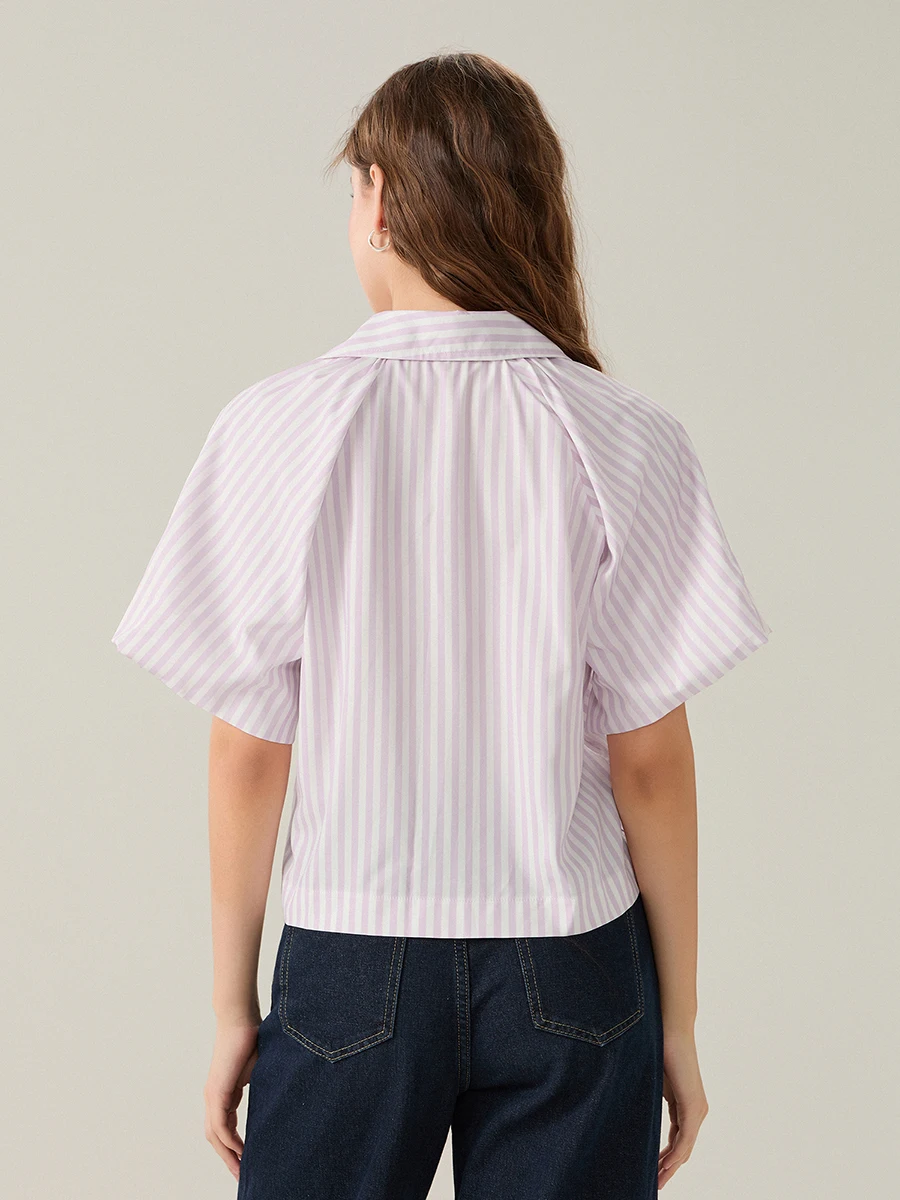 Elegant V-Neck Blouses with Ruffle Sleeves and Tie Waist Detail - Stylish Women s Summer Tops for Any Occasion