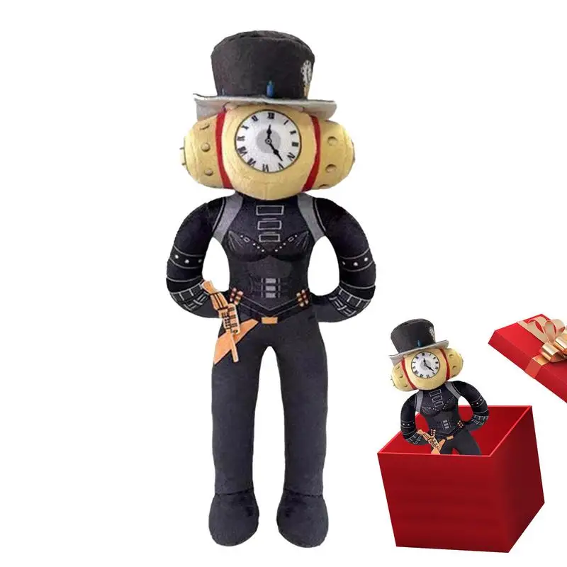 30cm Skibidi Toilet Plush Toys Female Clockman Doll Soft Stuffed Toys  Clockwoman Horror Doll Children Birthday Christmas Gifts - AliExpress