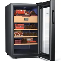 NEEDONE 48L Capacity Cigar Humidor with Heating & Cooling Temperature Control System Quiet Thermostatic Electric Cabinet Cooler 1