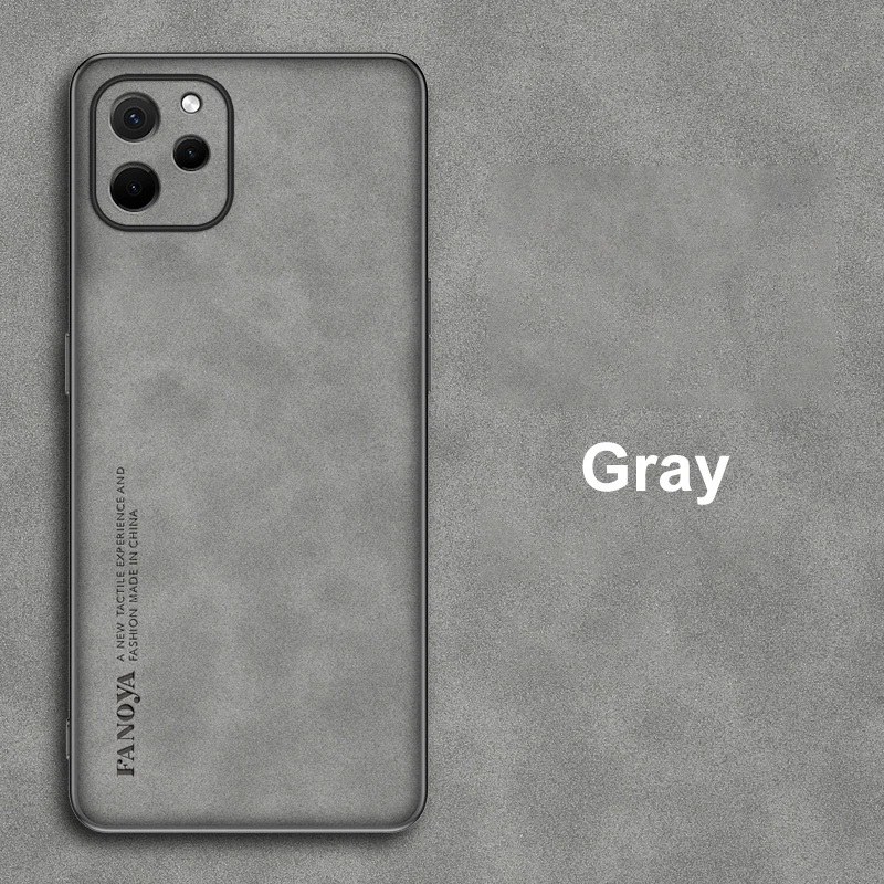 Luxury PU Leather Matte Phone Case with Full Camera Protection